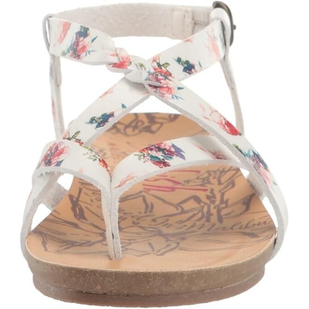 Blowfish Malibu Granola-B-T Sandal Kids 8 White Floral Adjustable Buckle RHS4267 - Picture 10 of 14